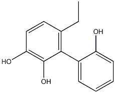 6-Ethyl-1,1'-biphenyl-2,2',3-triol Struktur