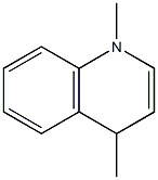 1,4-Dihydro-1,4-dimethylquinoline Struktur