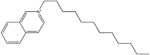 2-Dodecylisoquinolinium Struktur