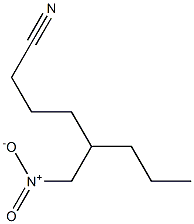 5-(Nitromethyl)octanenitrile Struktur