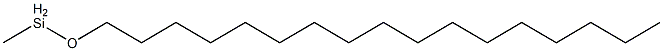 Methyl(heptadecyloxy)silane Struktur