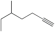 5-Methyl-1-heptyne Struktur