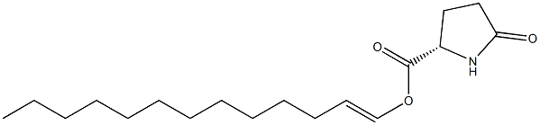 (S)-5-Oxopyrrolidine-2-carboxylic acid 1-tridecenyl ester Struktur