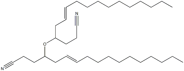 2-Cyanoethyl(3-tetradecenyl) ether Struktur