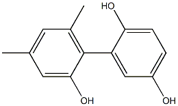 4',6'-Dimethyl-1,1'-biphenyl-2,2',5-triol Struktur