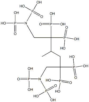 Propylenebis(nitrilodimethylene)tetraphosphonic acid Struktur