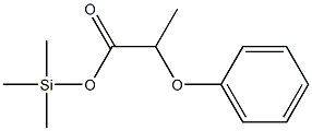 2-Phenoxypropionic acid trimethylsilyl ester Struktur