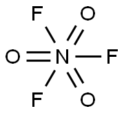 Nitrogen trioxyfluoride Struktur