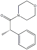 (+)-4-[(S)-2-Phenylpropionyl]morpholine Struktur