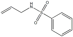 N-(2-Propenyl)benzenesulfonamide Struktur