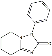 5,6,7,8-Tetrahydro-3-phenyl[1,2,4]triazolo[1,5-a]pyridin-2(3H)-one Struktur