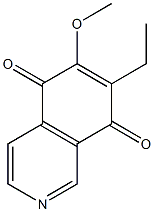 7-Ethyl-6-methoxyisoquinoline-5,8-dione Struktur