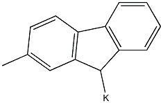 9-Potassio-2-methyl-9H-fluorene Struktur