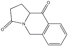 1,2,3,5,10,10a-Hexahydropyrrolo[1,2-b]isoquinoline-3,10-dione Struktur