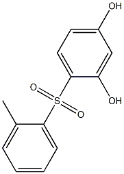 2,4-Dihydroxy-2'-methyl[sulfonylbisbenzene] Struktur