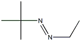 1-Ethyl-2-tert-butyldiazene Struktur