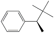 (-)-[(R)-1,2,2-Trimethylpropyl]benzene Struktur