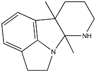 8,9-Ethylene-4a,9a-dimethyl-1,2,3,4,4a,9a-hexahydro-9H-pyrido[2,3-b]indole Struktur