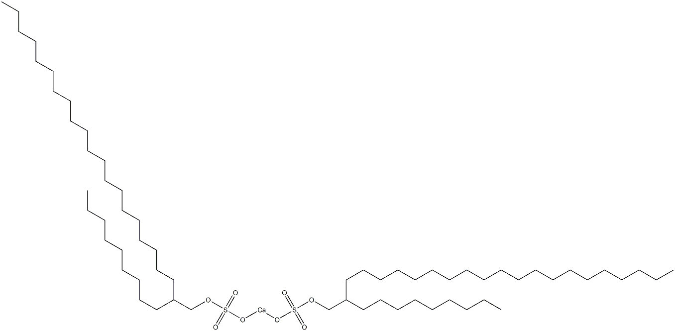 Bis(2-nonyldocosyloxysulfonyloxy)calcium Struktur