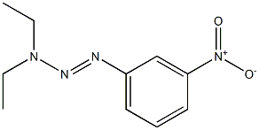 1-(3-Nitrophenyl)-3,3-diethyltriazene Struktur