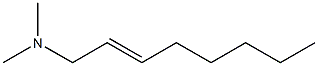 N,N-Dimethyl-2-octen-1-amine Struktur