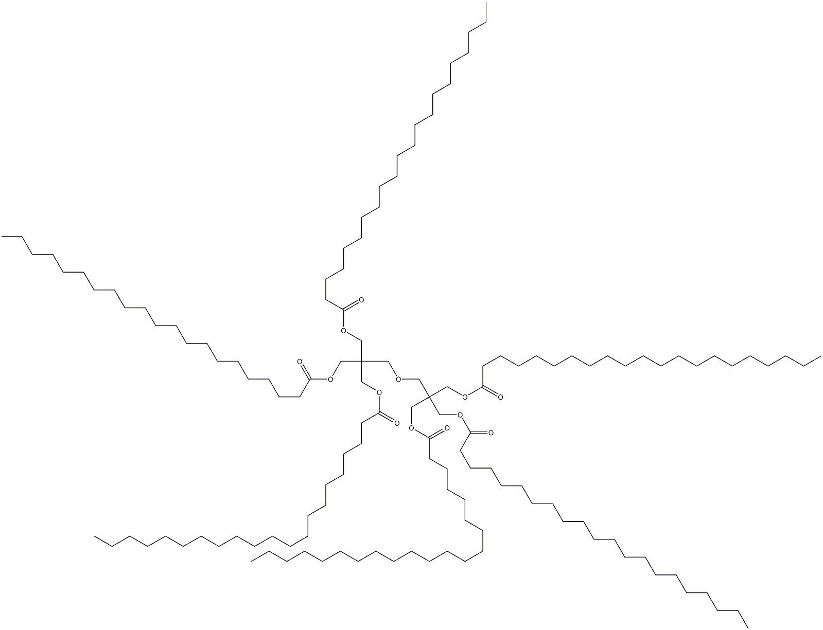 2,2'-[Oxybis(methylene)]bis[2-[(1-oxohenicosyloxy)methyl]-1,3-propanediol dihenicosanoate] Struktur