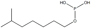 Phosphorous acid dihydrogen 6-methylheptyl ester Struktur