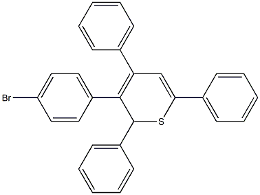 2,4,6-トリフェニル-3-(4-ブロモフェニル)-2H-チオピラン 化學構(gòu)造式