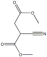 2-Cyanosuccinic acid dimethyl ester Struktur