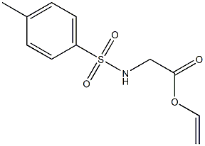 N-(p-Tolylsulfonyl)glycine vinyl ester Struktur