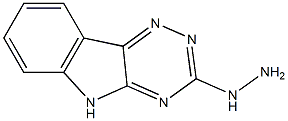 1-(5H-1,2,4-Triazino[5,6-b]indol-3-yl)hydrazine Struktur