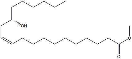 [S,Z,(-)]-14-Hydroxy-11-icosenoic acid methyl ester Struktur