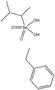 2-Phenylethaneselenoic acid Se-(1,2-dimethylpropyl) ester Struktur