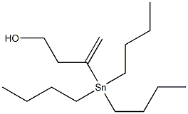 3-(Tributylstannyl)-3-butene-1-ol Struktur