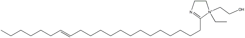 1-Ethyl-2-(14-henicosenyl)-1-(2-hydroxyethyl)-2-imidazoline-1-ium Struktur