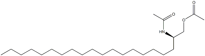 (+)-N-[(R)-1-(Acetyloxymethyl)nonadecyl]acetamide Struktur