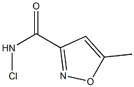 N-Chloro-5-methyl-3-isoxazolecarboxamide Struktur