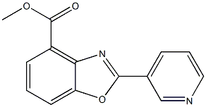 2-(3-Pyridinyl)benzoxazole-4-carboxylic acid methyl ester Struktur