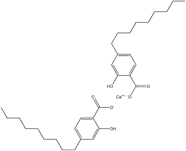 Bis(4-nonyl-2-hydroxybenzoic acid)calcium salt Struktur