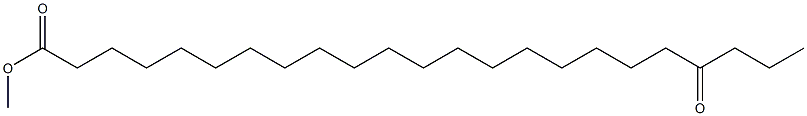 20-オキソトリコサン酸メチル 化學(xué)構(gòu)造式