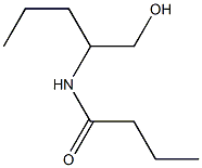 N-[1-(Hydroxymethyl)butyl]butanamide Struktur