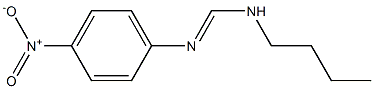 N1-Butyl-N2-(4-nitrophenyl)formamidine Struktur