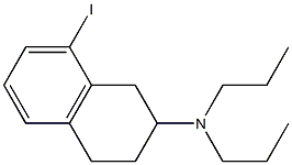 N,N-Dipropyl-8-iodo-1,2,3,4-tetrahydro-2-naphthalenamine Struktur