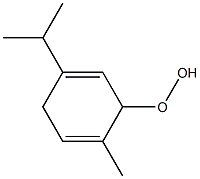 p-Mentha-1,4-dien-6-yl hydroperoxide Struktur