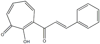 3-Cinnamoyltropolone Struktur