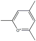 2,4,6-Trimethylpyrylium Struktur