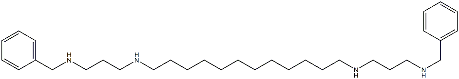 N,N'-Bis(3-benzylaminopropyl)-1,12-dodecanediamine Struktur