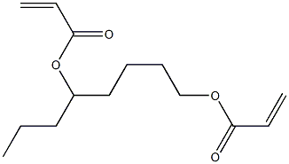 Diacrylic acid 1,5-octanediyl ester Struktur