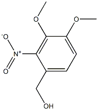 2-Nitro-3,4-dimethoxybenzyl alcohol Struktur