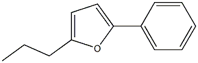 2-Propyl-5-phenylfuran Struktur